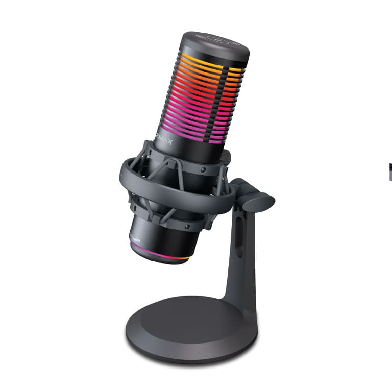 Microfono Bi Modo RGB Streaming LSM98B Negro | Solarmax - 2