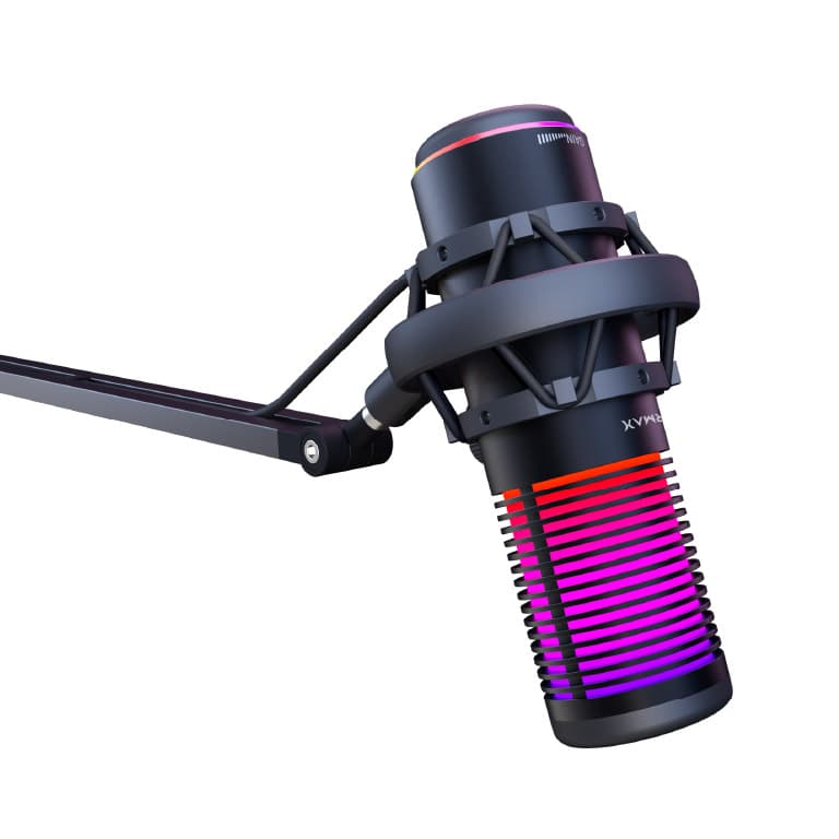 Microfono Bi Modo RGB Streaming LSM98B Negro | Solarmax - 4