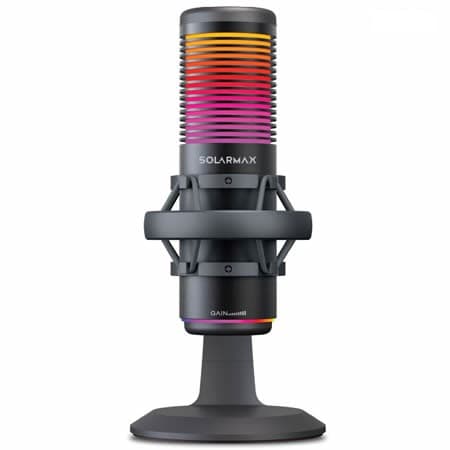 Microfono Bi Modo RGB Streaming LSM98B Negro | Solarmax