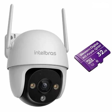 Nueva - CAMERA VIDEO WI-FI IM7-S FULL COLOR C/MSD 32GB WD Purple