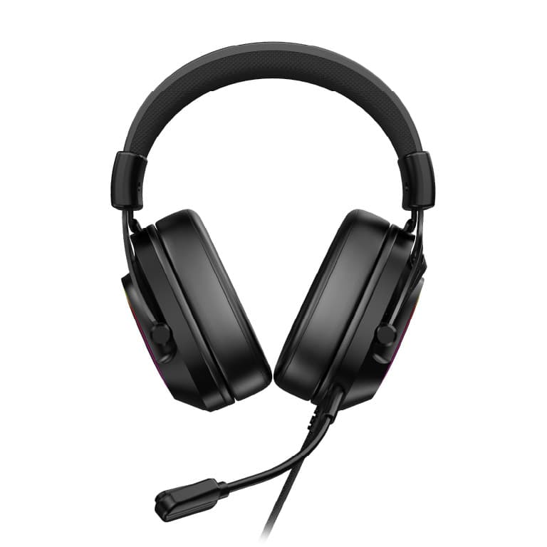 Auriculares RGB Triangulares GHS59B Negro | Solarmax - 3