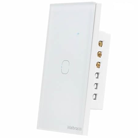Smart Home | Llave de Luz TOUCH Wifi x1 | EWS 1001 IZY | BLANCO - INTELBRAS - 2