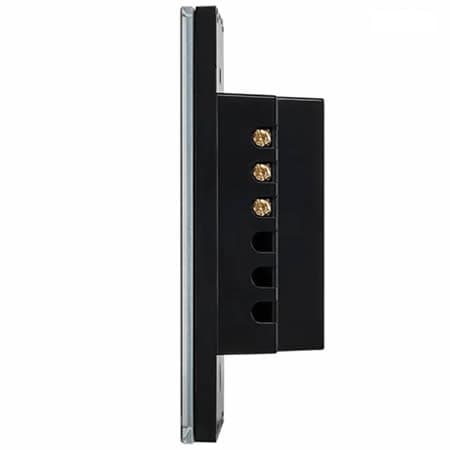 Smart Home | Llave de Luz TOUCH Wifi x1 | EWS 1001 IZY | NEGRA - INTELBRAS - 2