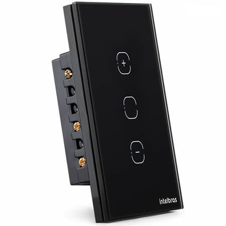 Smart Home | Llave de Luz TOUCH DIMMER Wifi | EWS 1101 IZY | NEGRA - INTELBRAS - 2