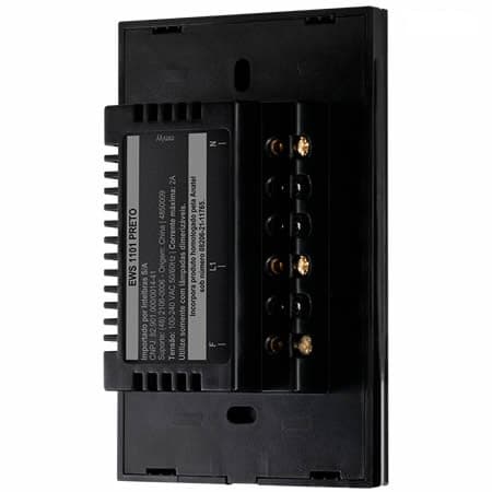 Smart Home | Llave de Luz TOUCH DIMMER Wifi | EWS 1101 IZY | NEGRA - INTELBRAS - 3