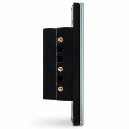 Smart Home | Llave de Luz TOUCH DIMMER Wifi | EWS 1101 IZY | NEGRA - INTELBRAS - 4