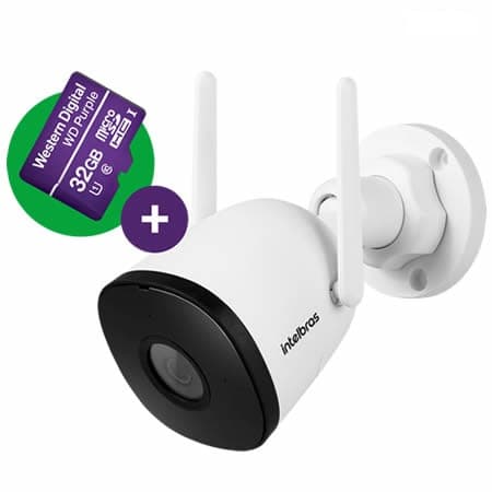 Nuevo - CAMERA DE VIDEO WIFI FHD IM5 SC C/MSD 32 GB WD Purple