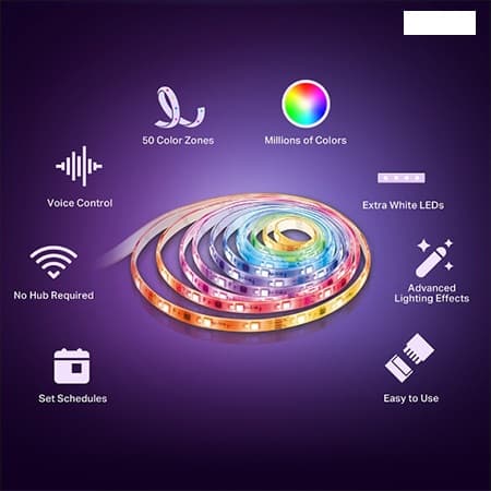 Smart Home | TAPO | TIRA LED WiFi | Adhesiva | 5M | RGB | L930-5 | TP-LINK - 2
