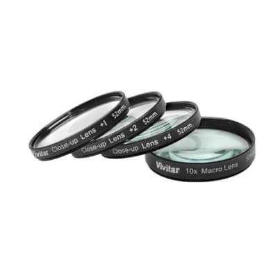 Kit de Lentes Aumento Óptico Vivitar 52mm 