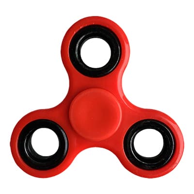 Fidget Spinner Antiestrés Estándar Rojo
