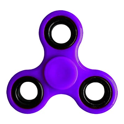 Fidget Spinner Antiestrés Estándar Purpura 

