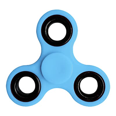 Fidget Spinner Antiestrés Estándar Celeste
