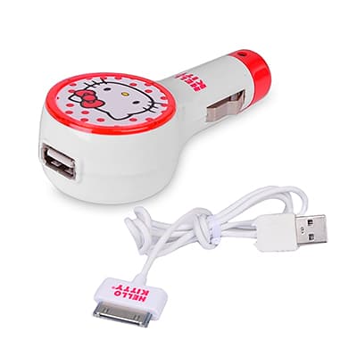 Cargador Usb De Auto Hello Kitty iPad iPhone iPod - 2
