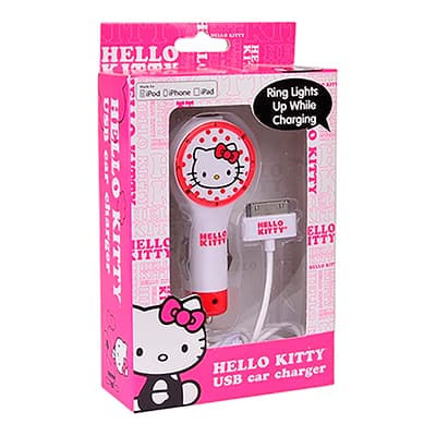 Cargador Usb De Auto Hello Kitty iPad iPhone iPod - 3