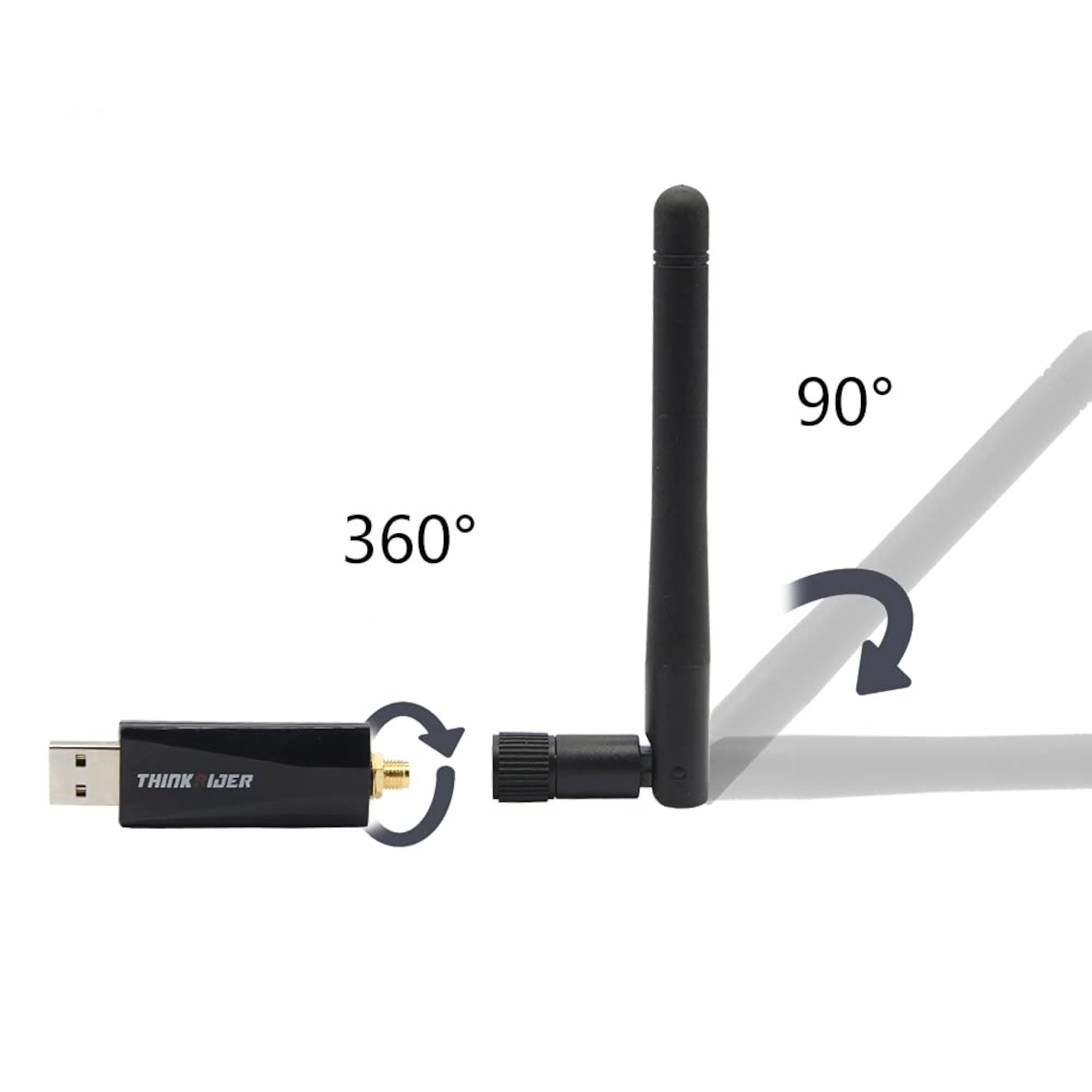 Antena y Receptor USB Para Reforzar Señal Thinkrider - 2