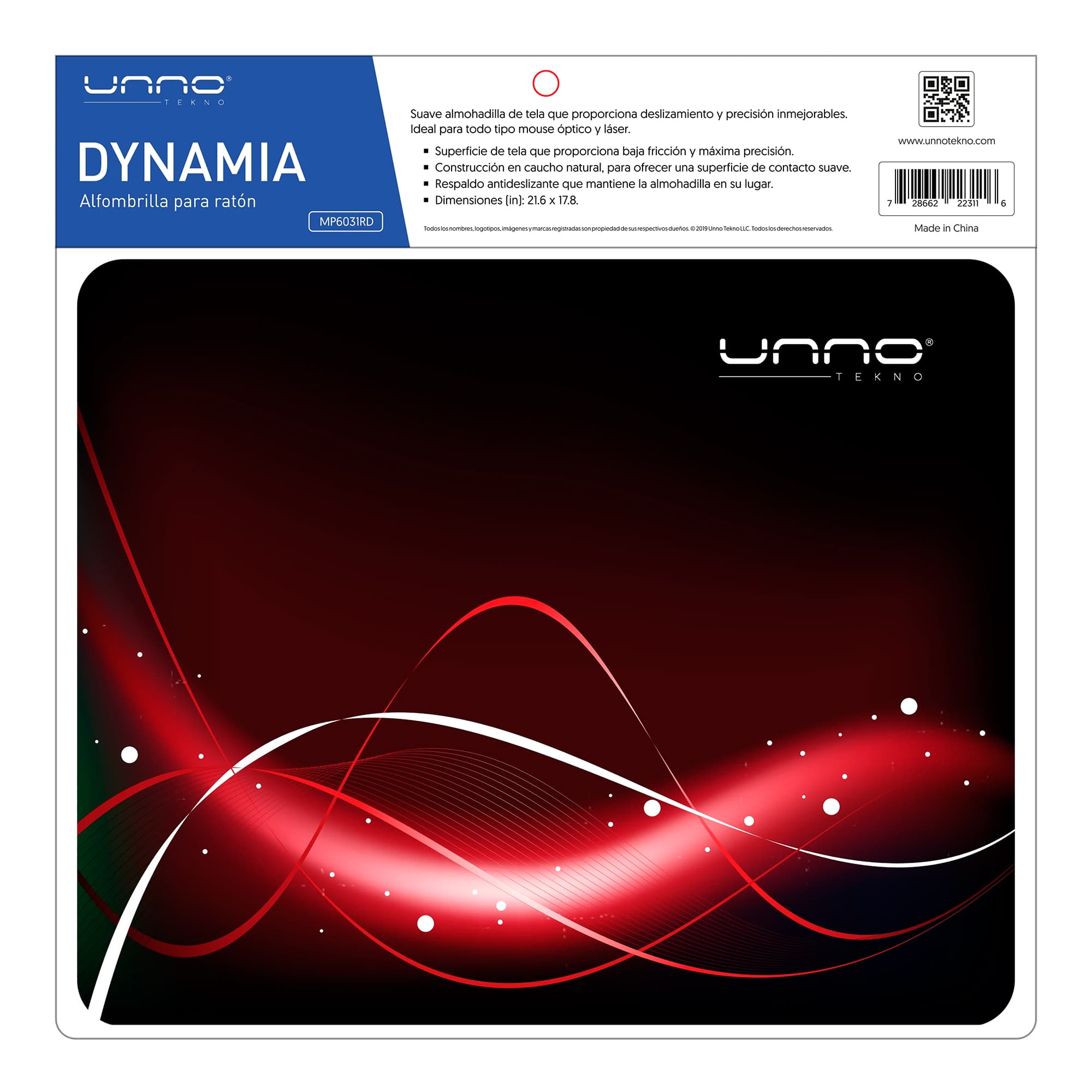 Mousepad Unno Antidelizante 216x178mm - 2