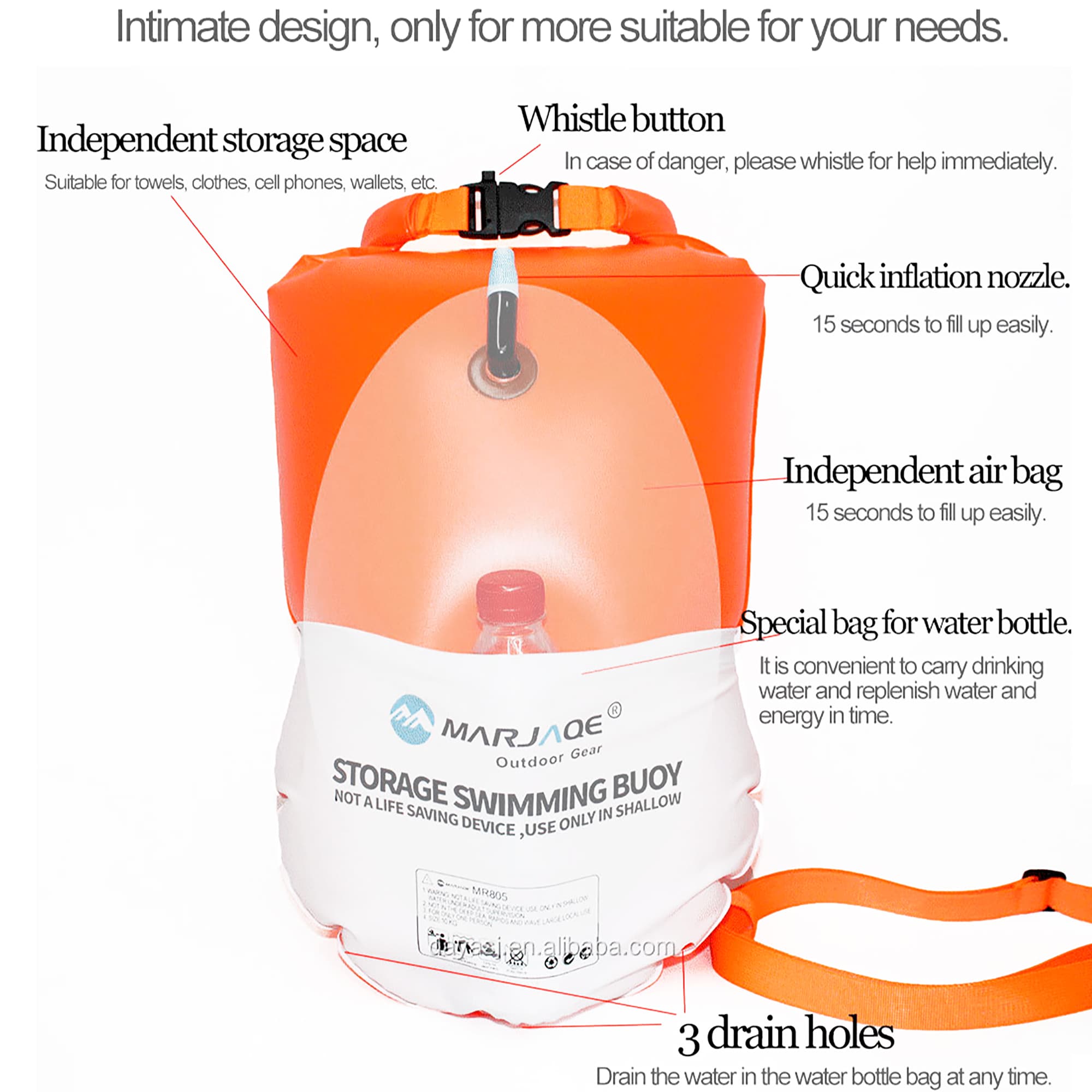 Boya Bolso Marjaqe Impermeable 100% 20l - 4