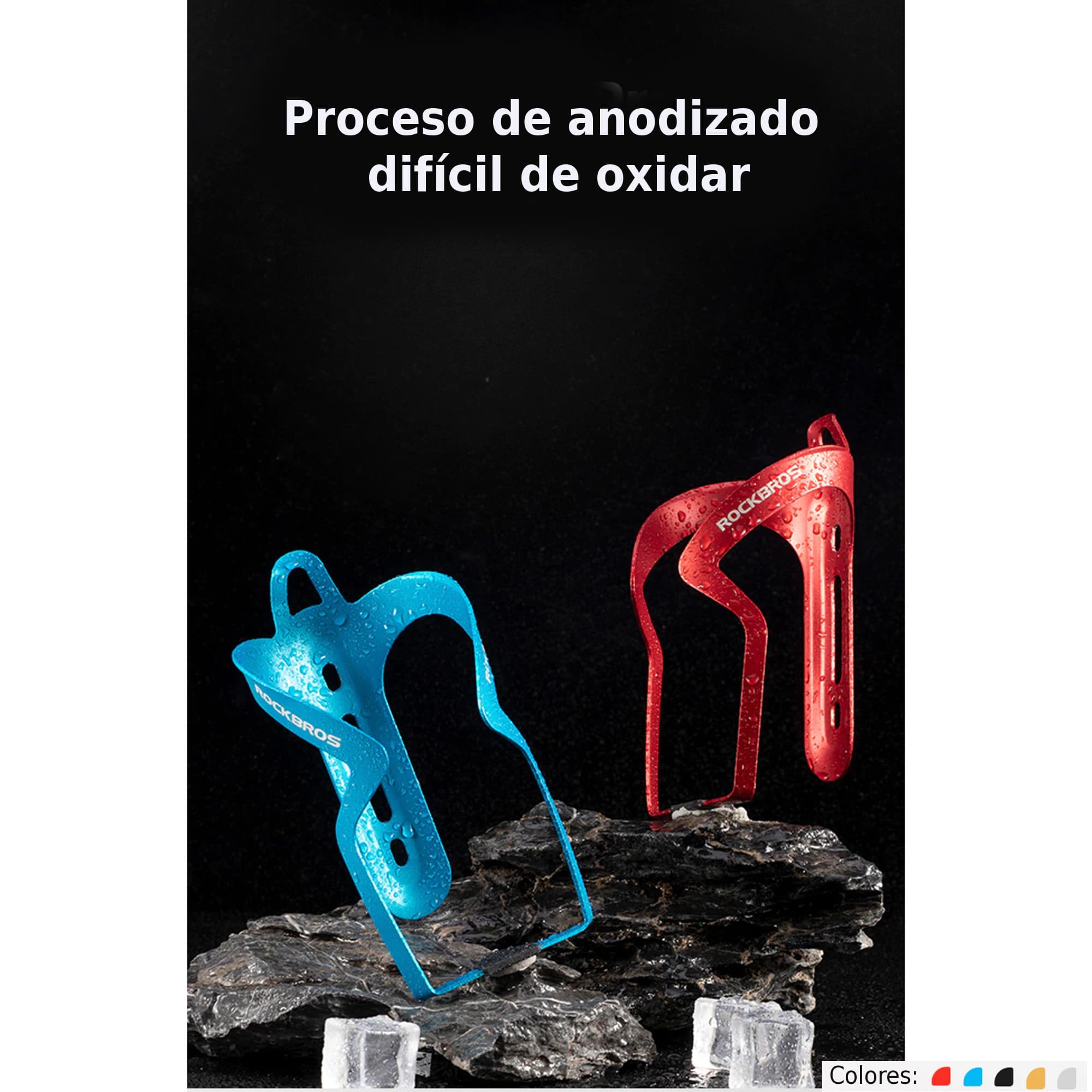 Portacaramañola De Aluminio Rockbros Roja - 5