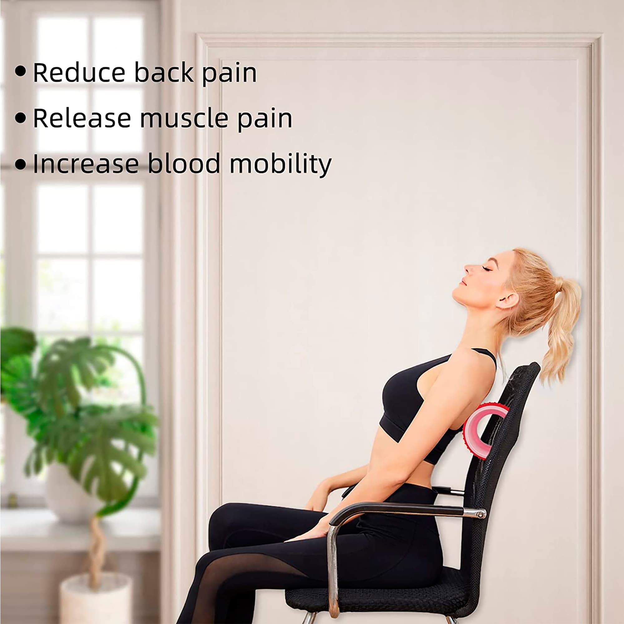 Rodillo Para Masaje Ergonómico Adecuado Hasta 127kg - 5