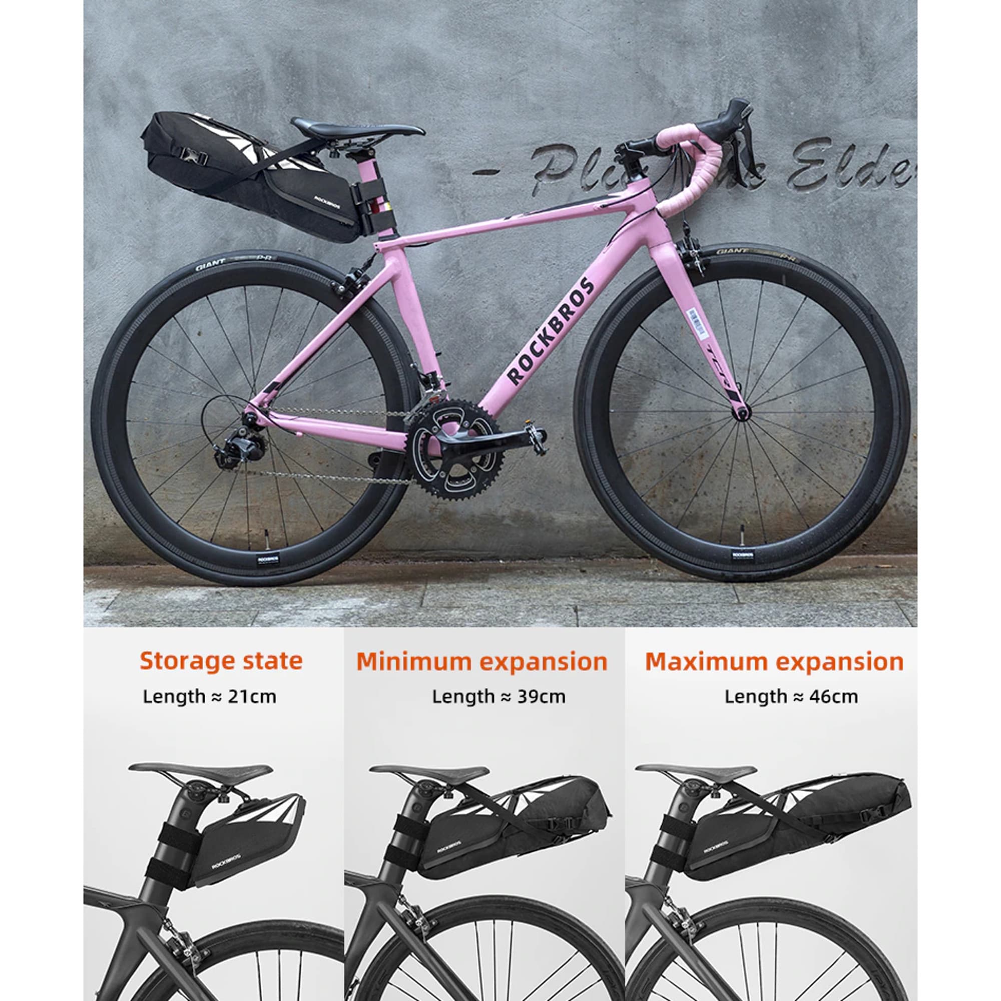 Bolso De Sillín Para Bicicleta Impermeable Rockbros De 10L - 9