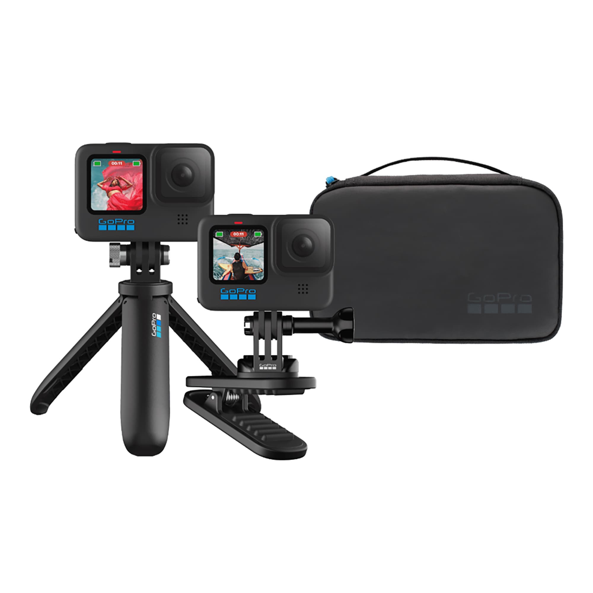 Kit Para Viajes GoPro Akttr-002 Trípode Clip 360º Estuche