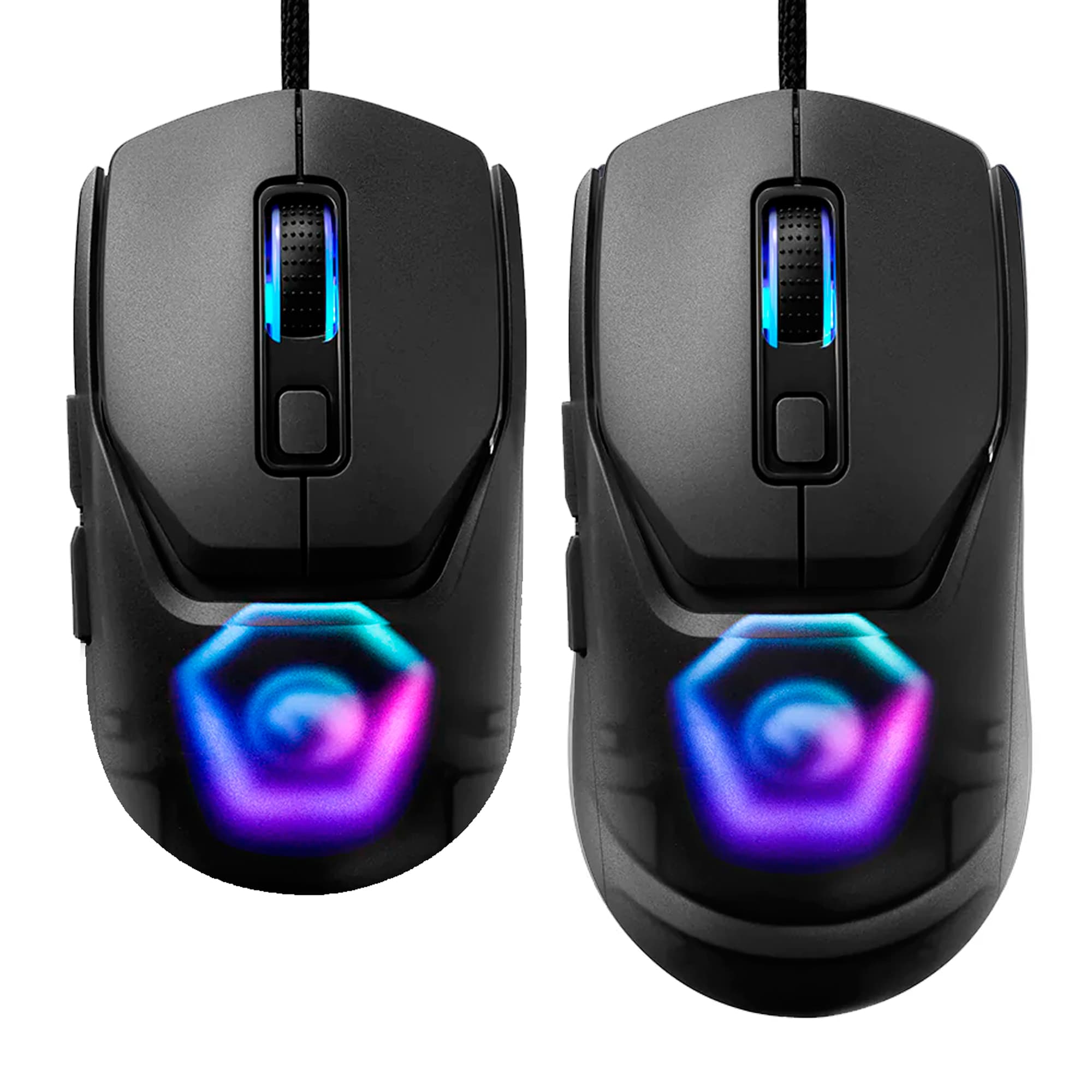 Mouse Gamer Marvo 12000dpi RGB Puños Intercambiables - 2