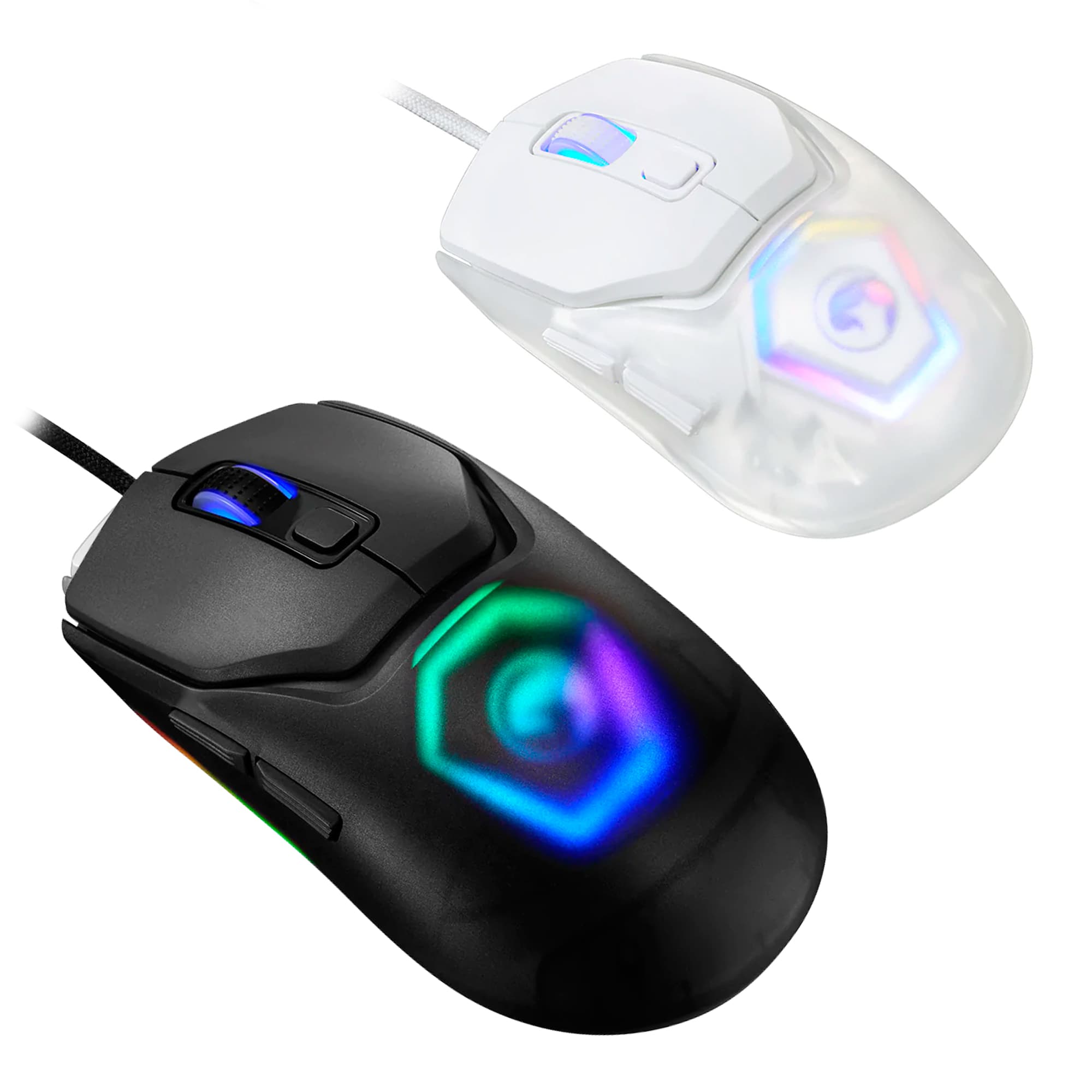 Mouse Gamer Marvo 12000dpi RGB Puños Intercambiables - 5