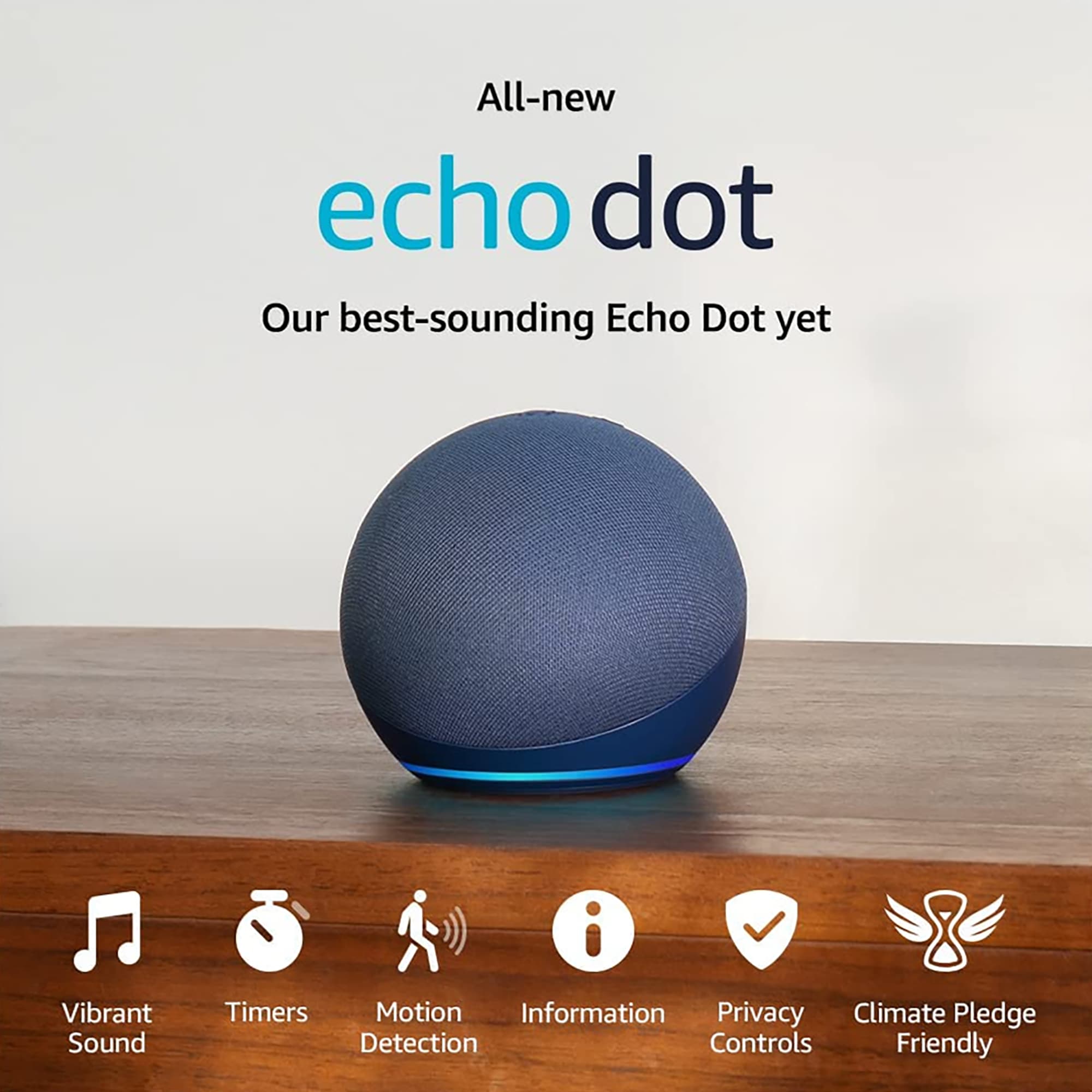 Parlante Amazon Echo Dot Gen5 Alexa Wifi Bluetooth - 3