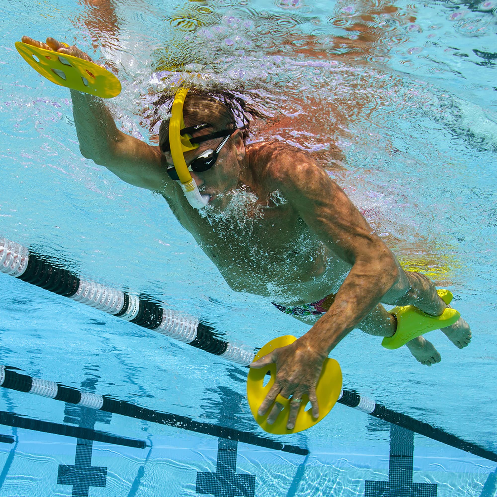 Paletas Flotantes Natación Finis Manta Paddles M - 5