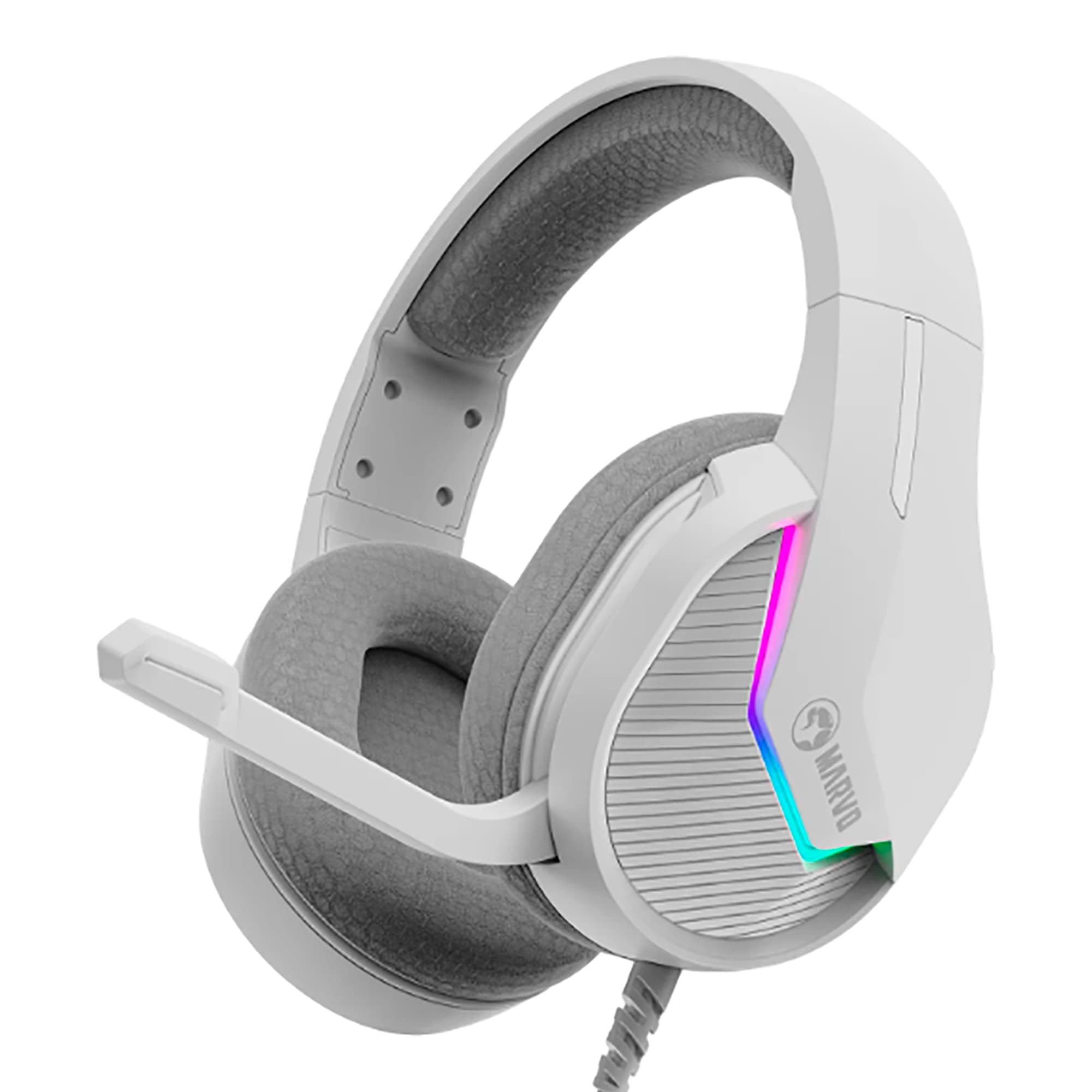 Auriculares Gaming USB Marvo H8618 RGB PC - 2