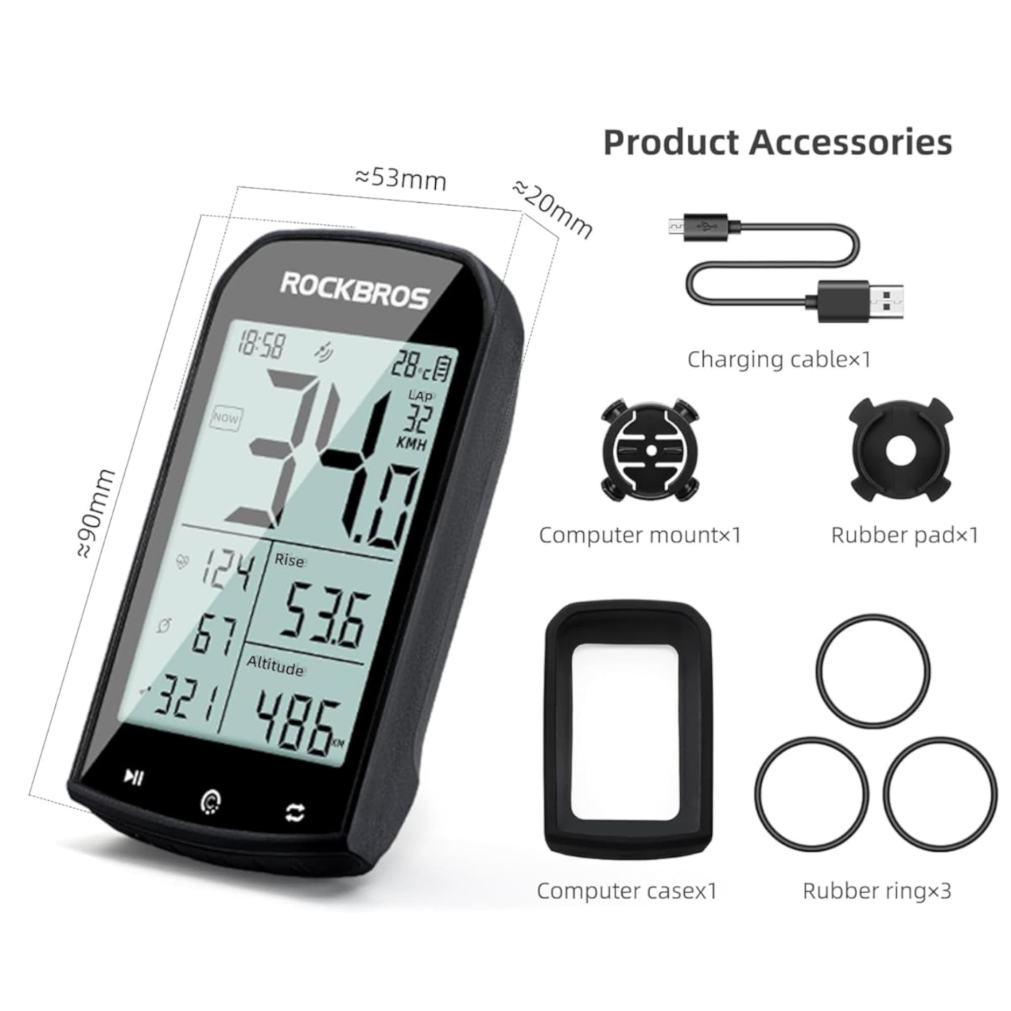 Gps Computador Para Bicicleta Rockbros - 6