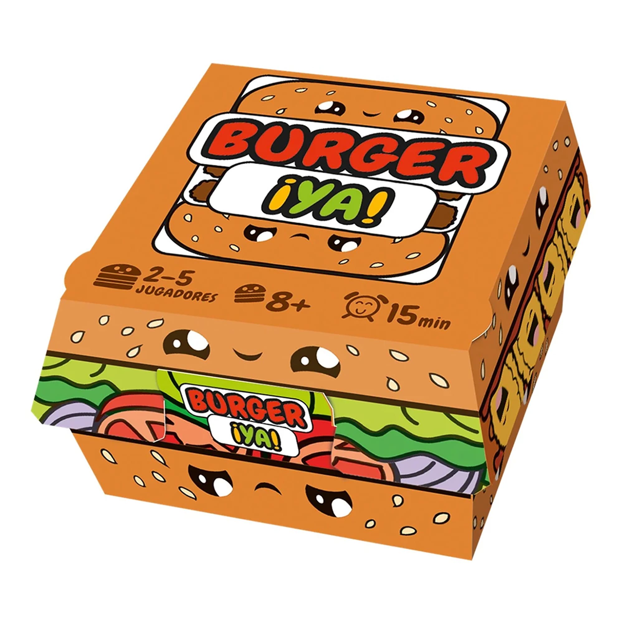 Juego De Mesa Asmodee Burger ¡Ya! +8