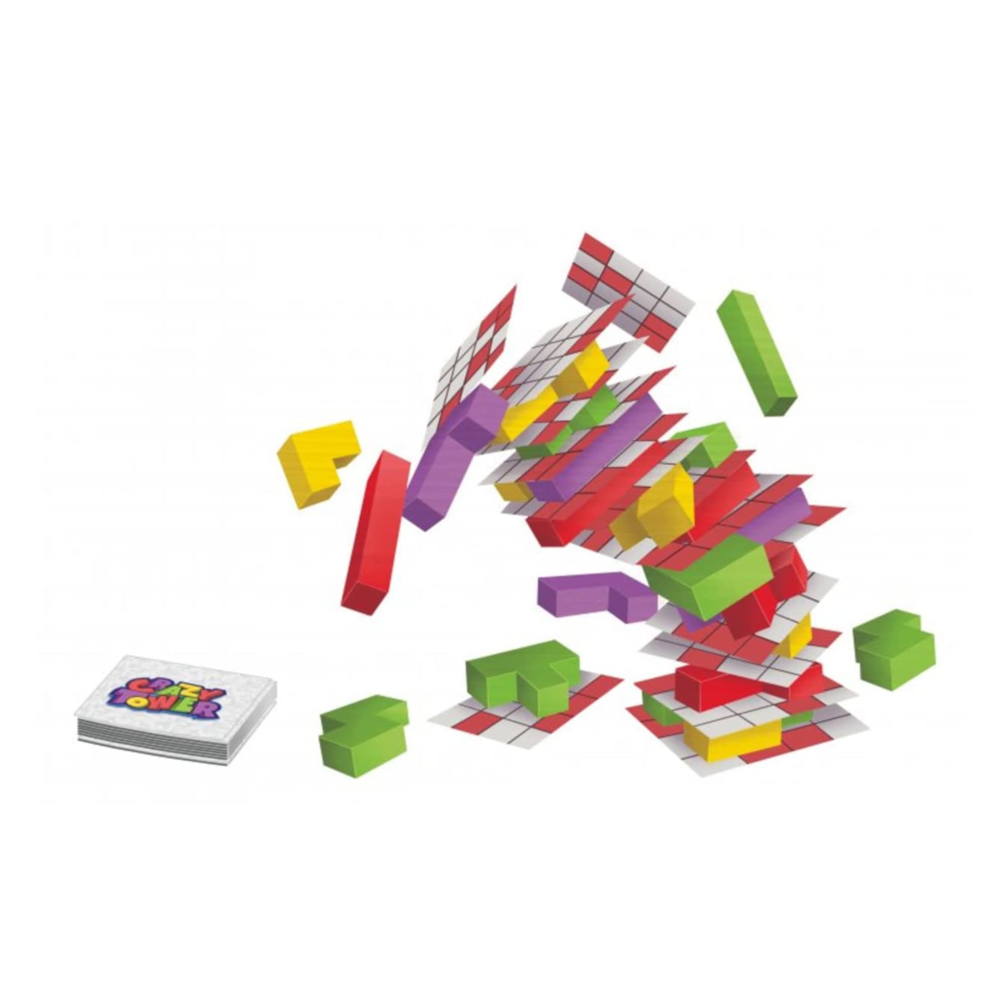 Juego de Mesa Asmodee Crazy Tower Base +8 - 2