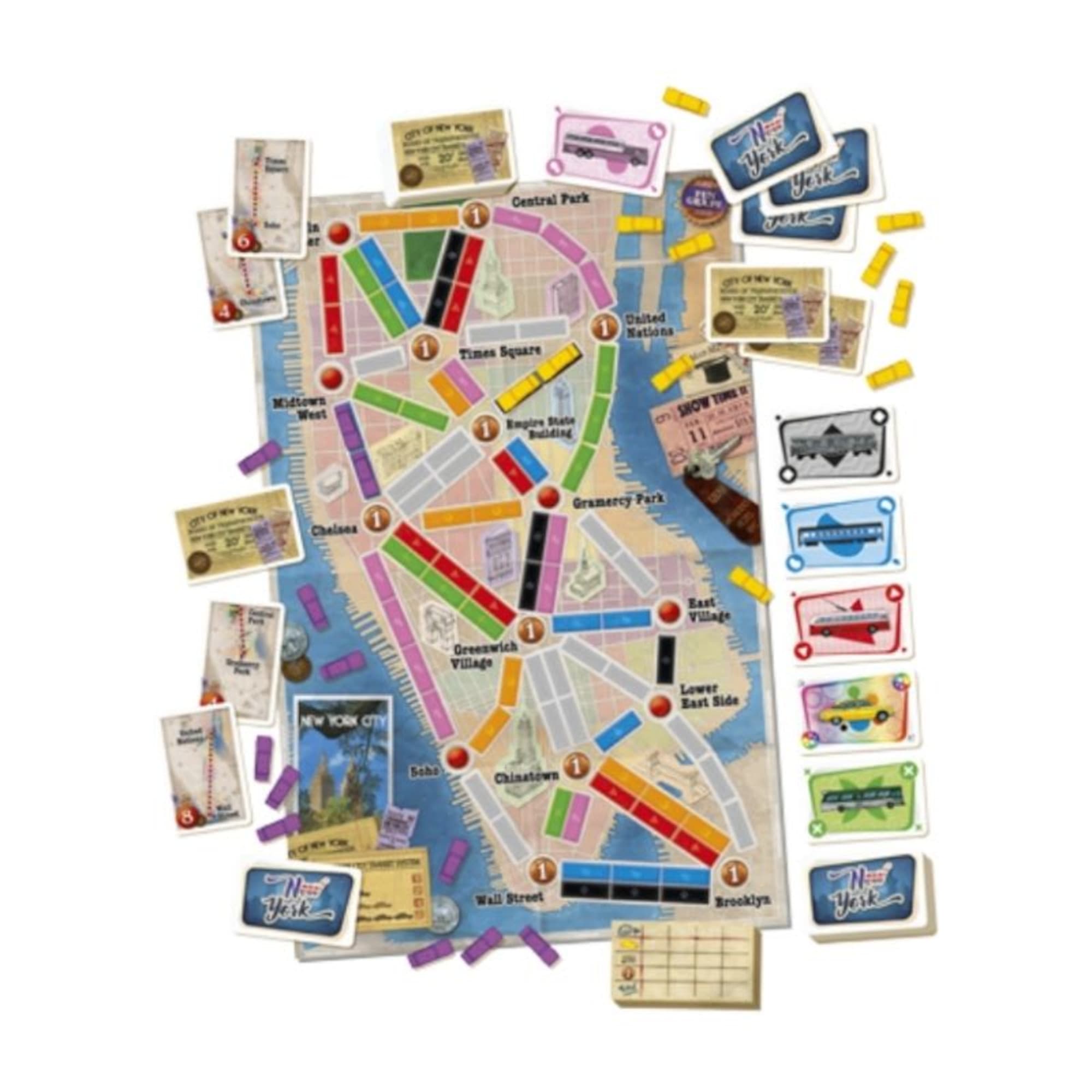Juego de Mesa Asmodee Aventureros Al Tren New York +8 - 2