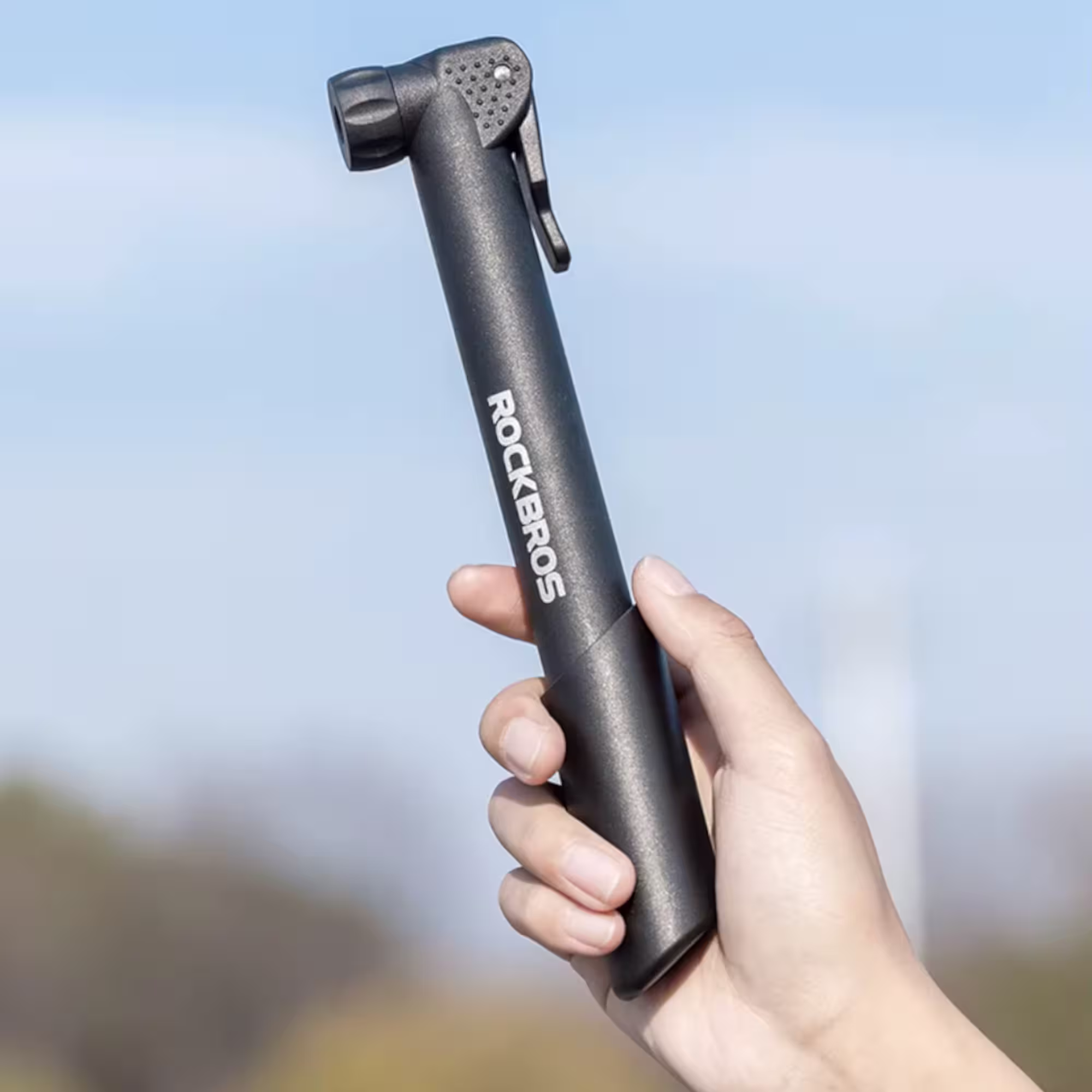 Inflador Para Bicicleta Rockbros Presta Schrader 80psi - 3