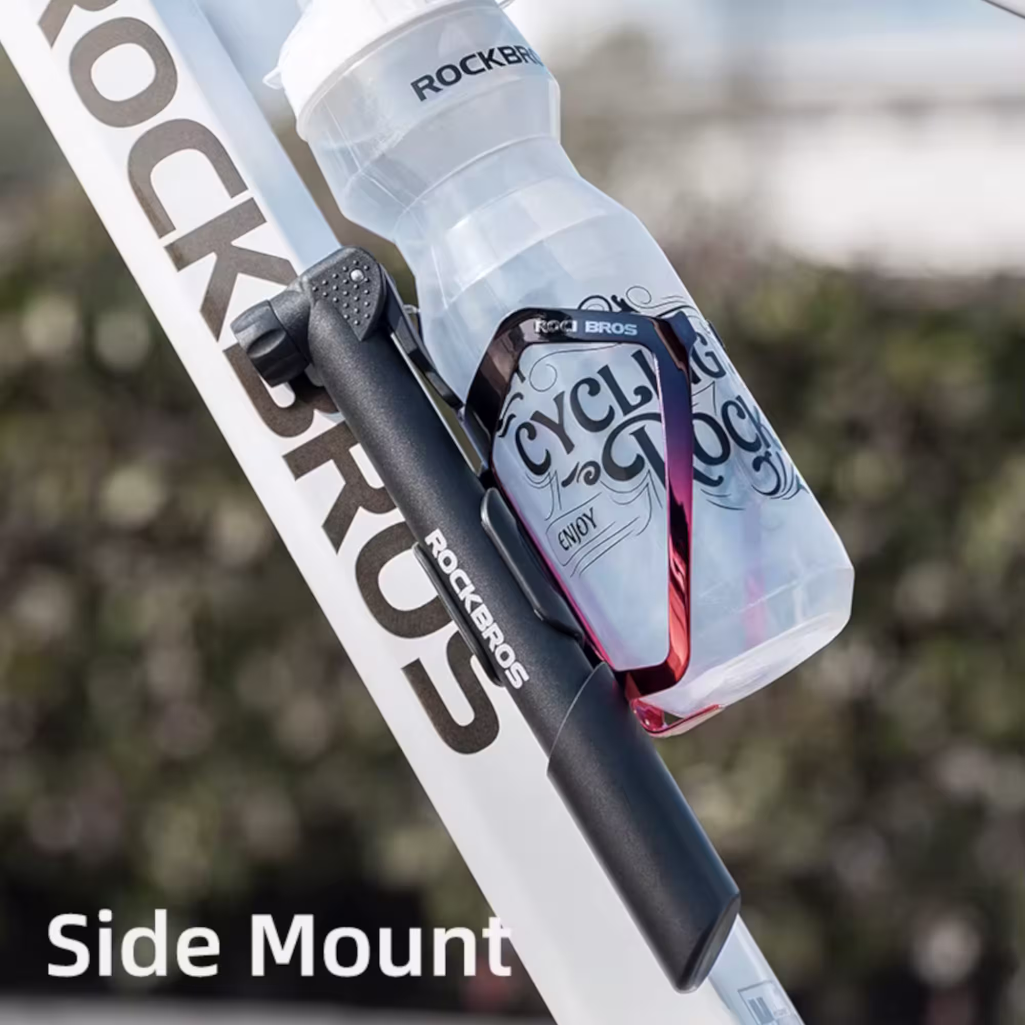 Inflador Para Bicicleta Rockbros Presta Schrader 80psi - 5