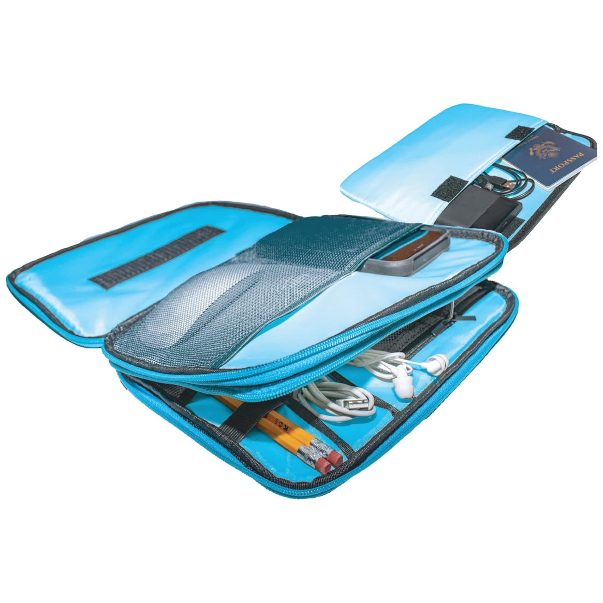 Estuche De Transporte Maxell Varios Bolsillos Resistente Al Agua - 3