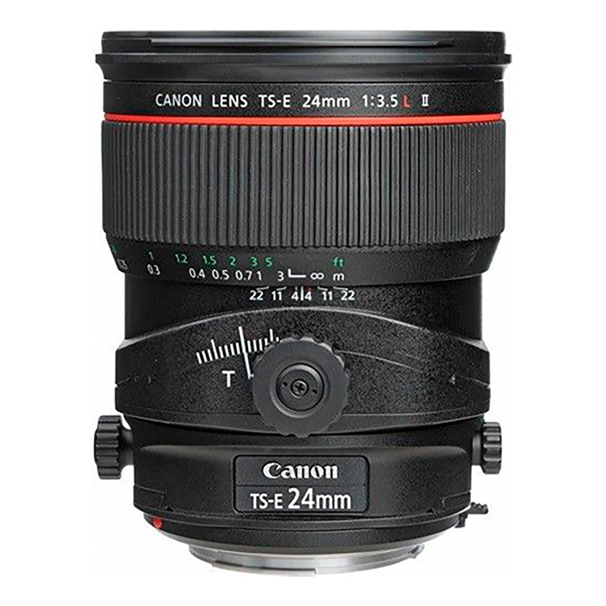 Lente Canon TS E24mm F/3.5L II Aumento Máximo 0,34x