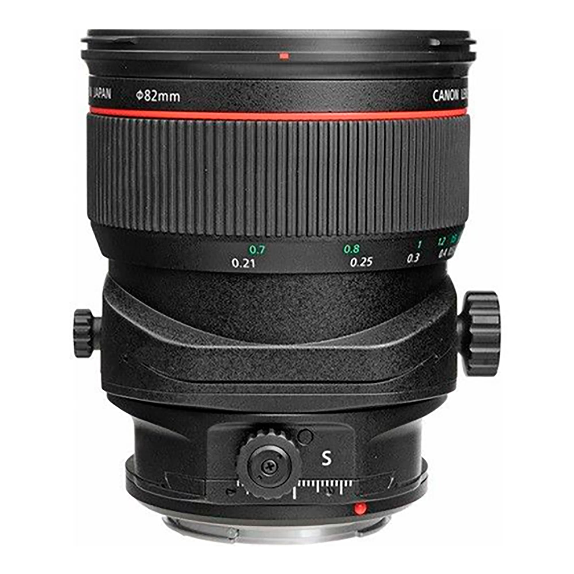 Lente Canon TS E24mm F/3.5L II Aumento Máximo 0,34x - 3
