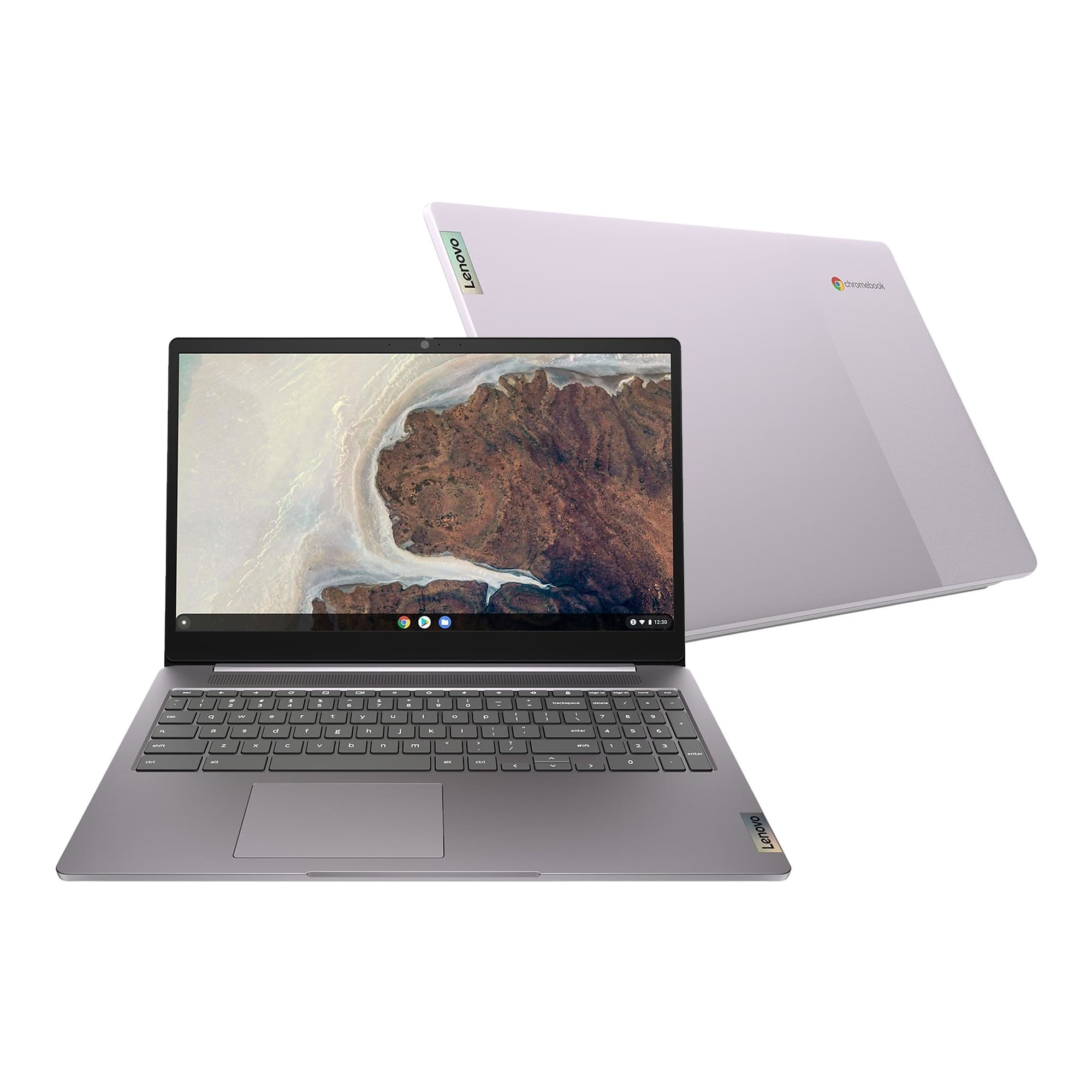Notebook Lenovo 15,6'' N4500 4gb 64gb Chrome