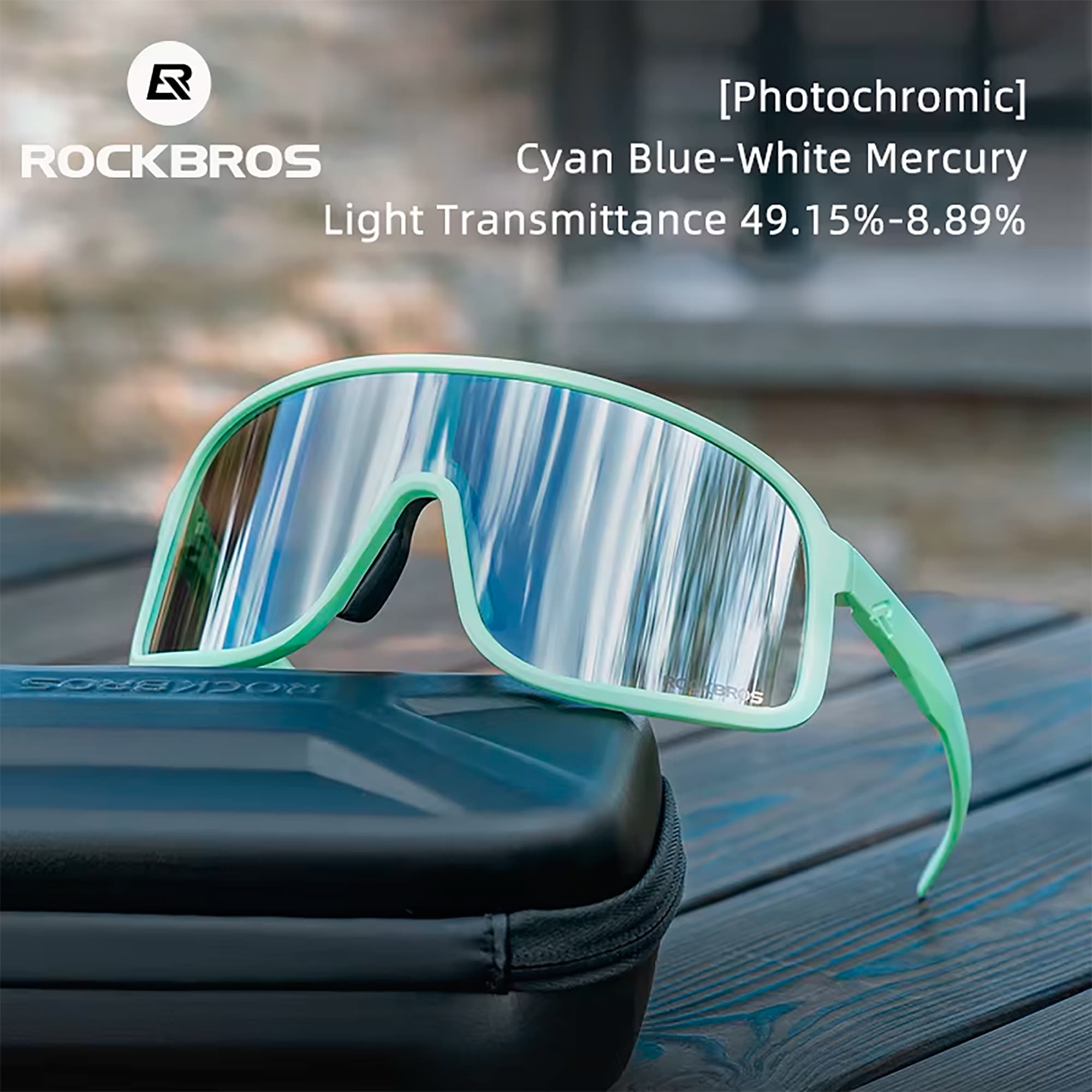 Lentes Deportivos Fotocromáticos Rockbros Uv400 - 2