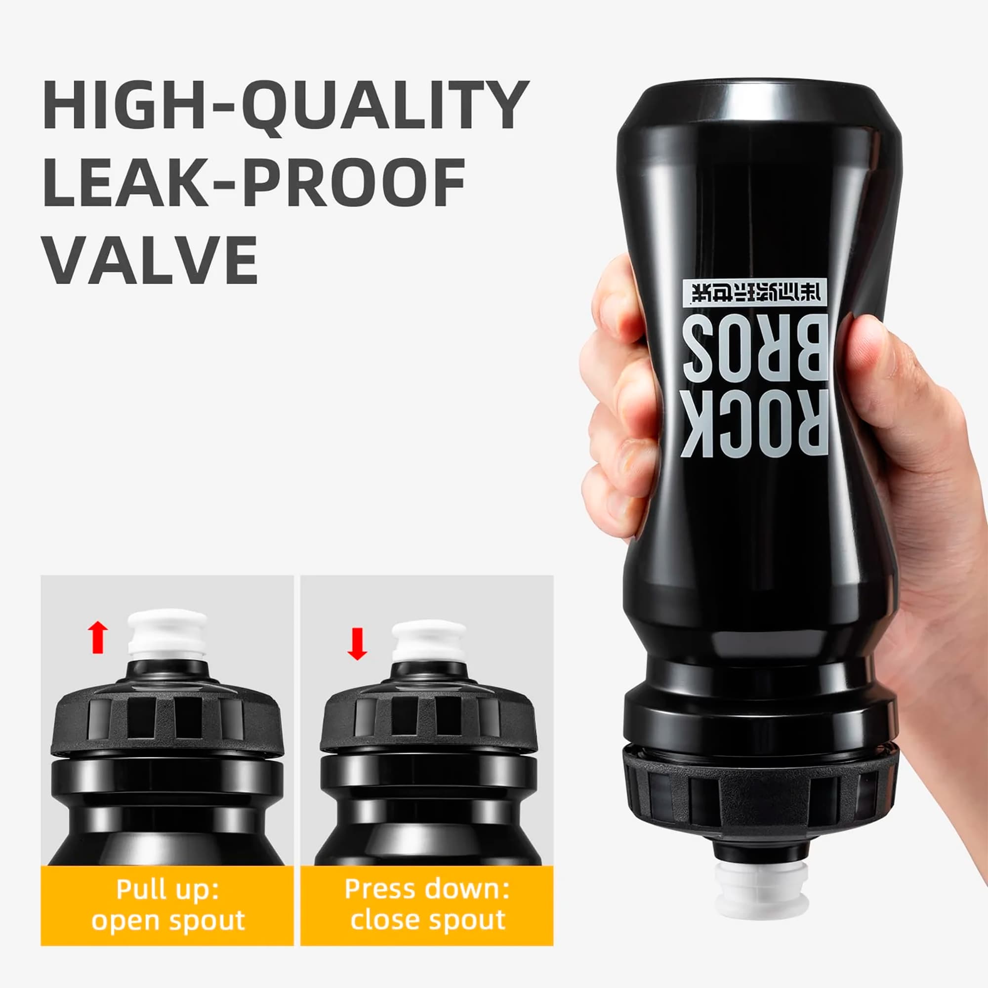 Caramañola Rockbros 600ml Ergonómica - 5