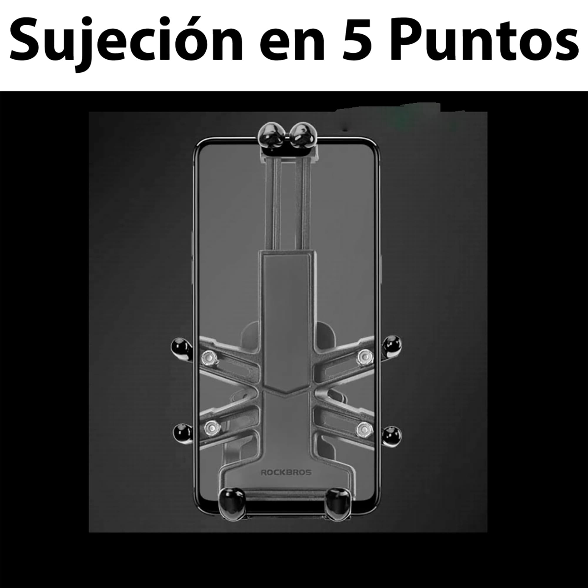 Soporte De Bicicleta Para Smartphone Rockbros 360° - 3