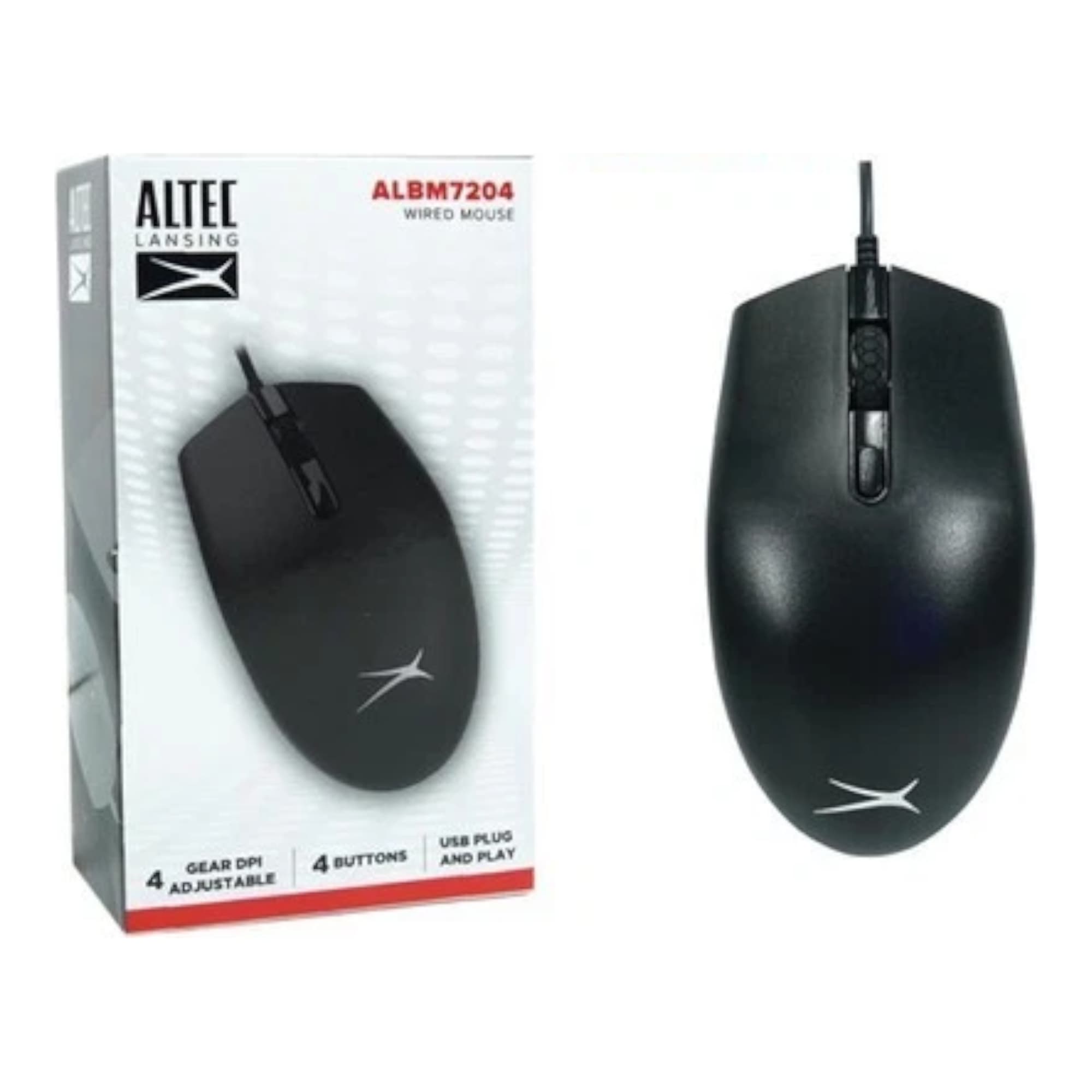 Mouse Cableado Altec Lansing Albm7204 Usb 2400dpi - 6