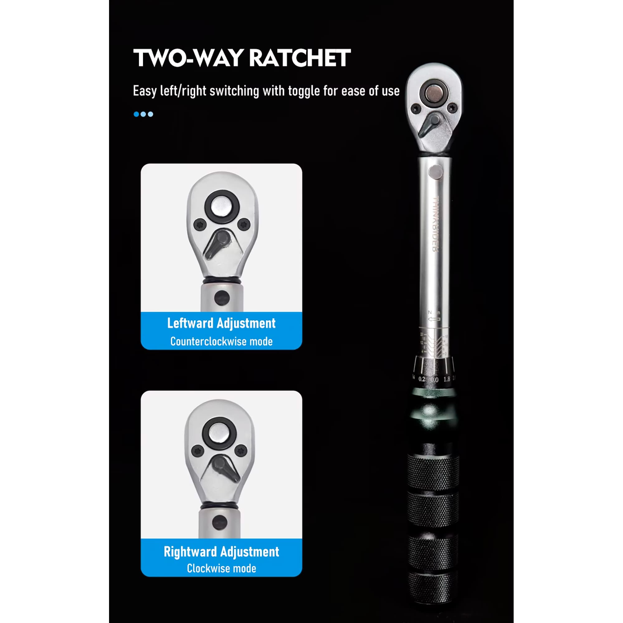 Kit De Herramientas Thinkrider Con Llave Torque Y Puntas Torx Y Allen - 4