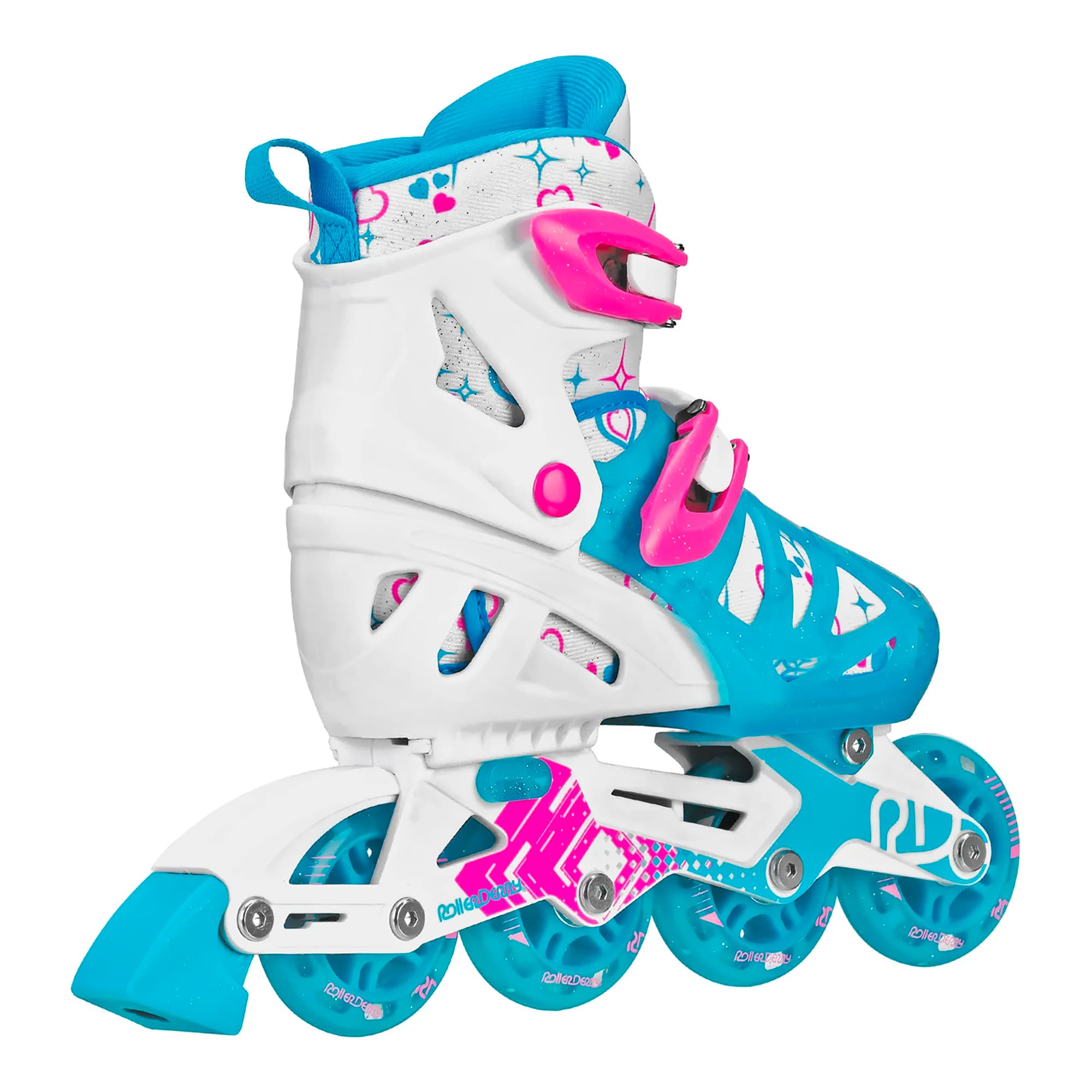 Patines Ajustables Para Niños Roller Derby Tracer Talle 12J-1 - 2
