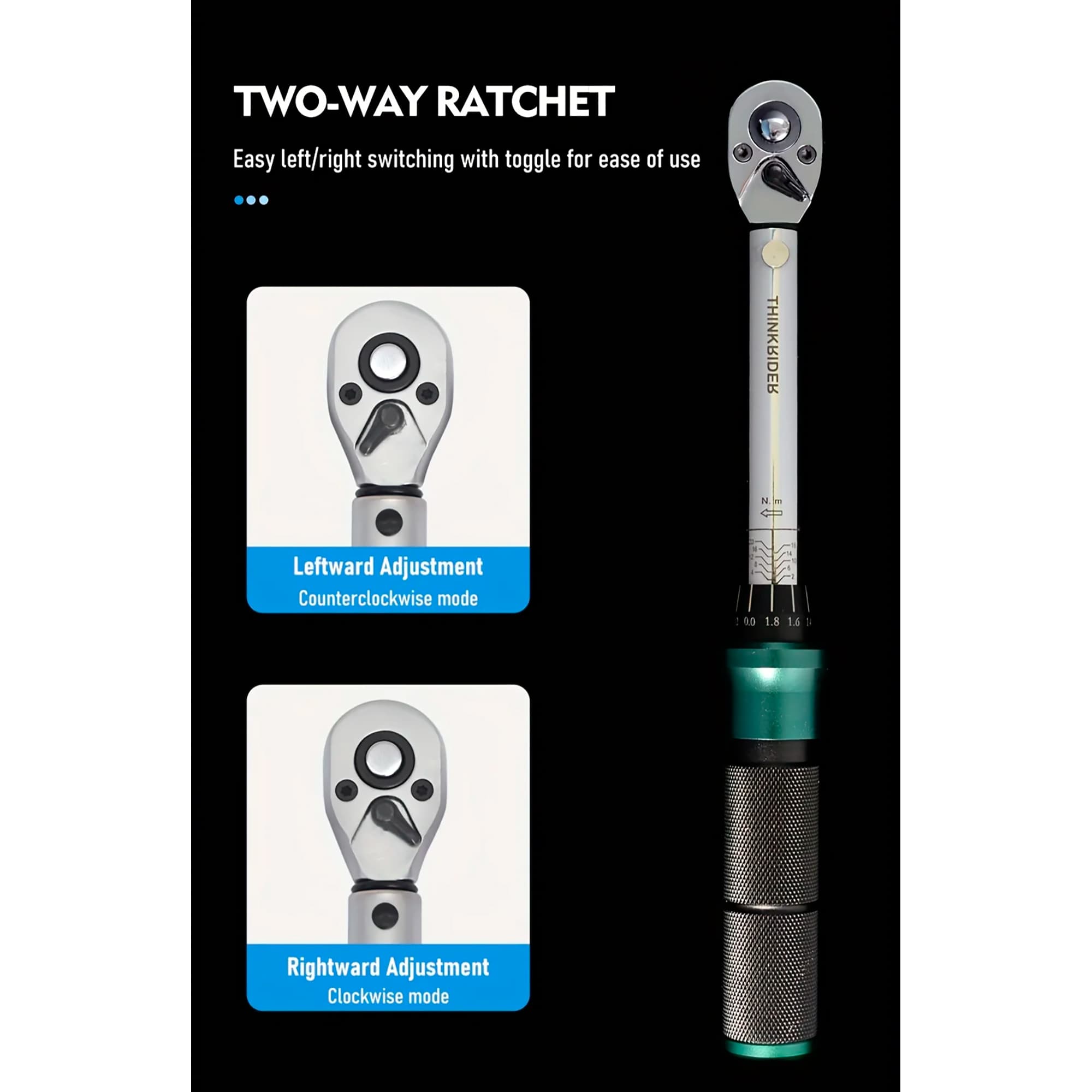 Kit De Herramientas Thinkrider Con Llave Torque Y Puntas Torx Y Allen - 4