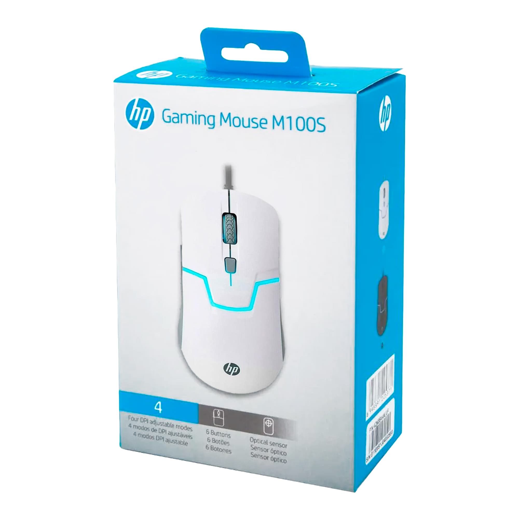 Mouse Gaming Hp M100s 3200dpi Con Iluminación - 4