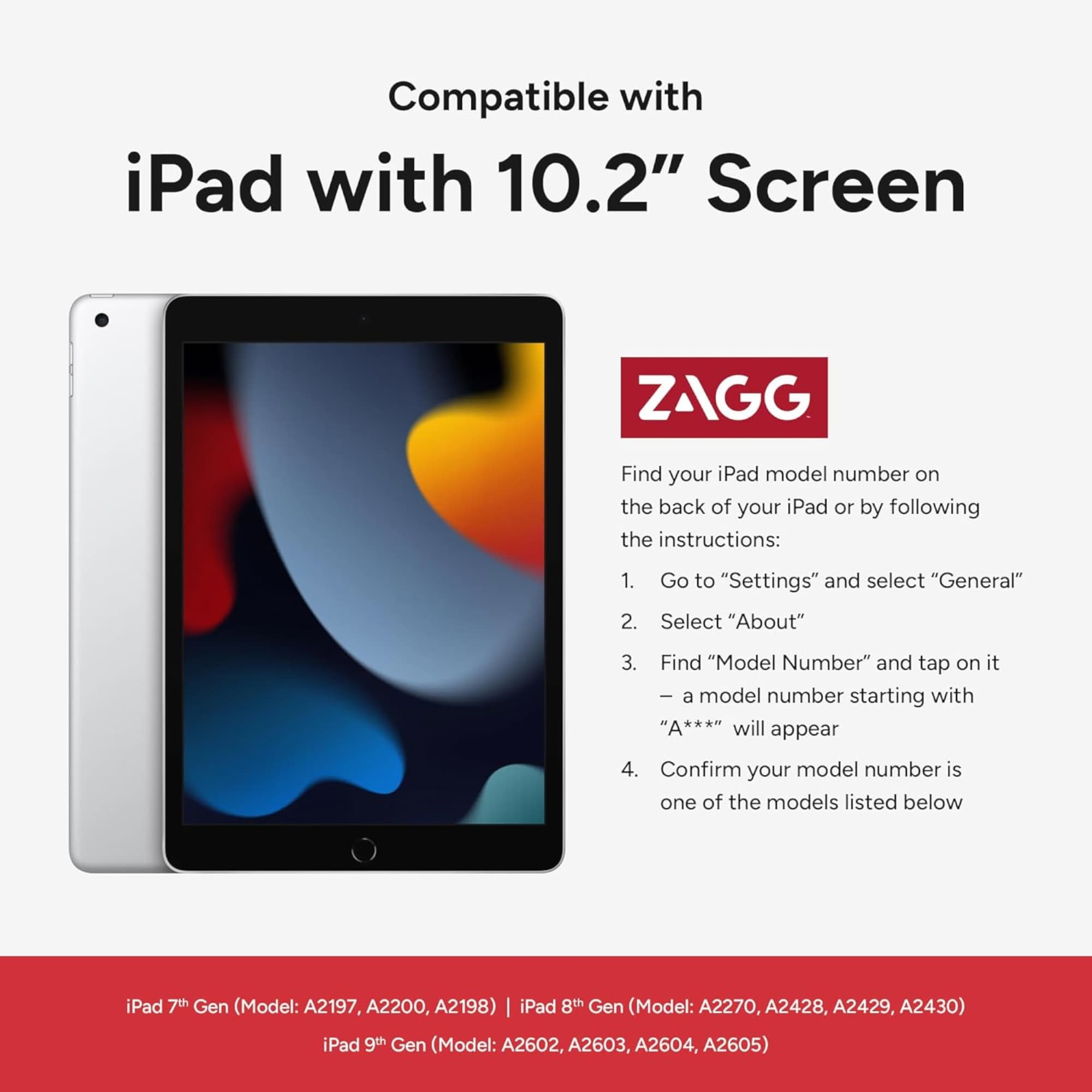 Estuche Para iPad 10.2'' Con Teclado y Trackpad Zagg Pro Keys - 10