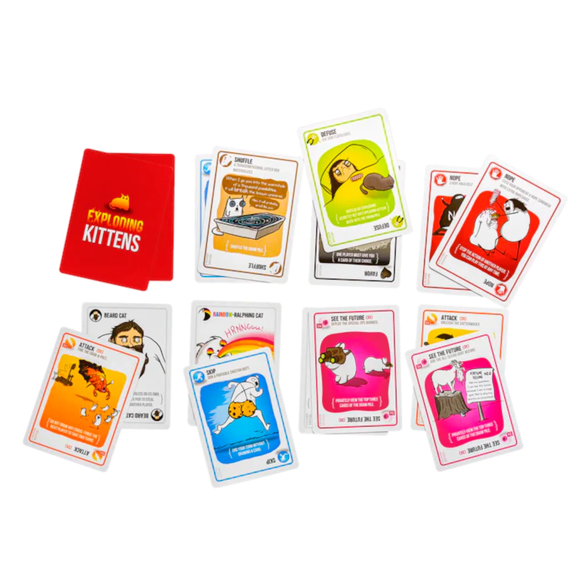 Juego De Mesa Exploding Kittens +7 - 3